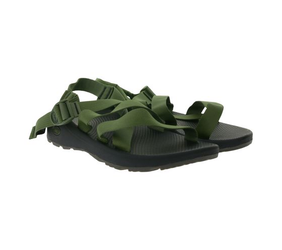 Sandales de randonnée pour hommes Chaco Banded Z Cloud avec semelle intérieure certifiée LUVSEAT et sangle réglable JCH107221 Vert foncé