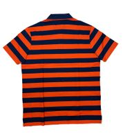 PAUL & SHARK Polo Uomo a Righe in Cotone a Maniche Corte 13311741 263 Arancione/Blu