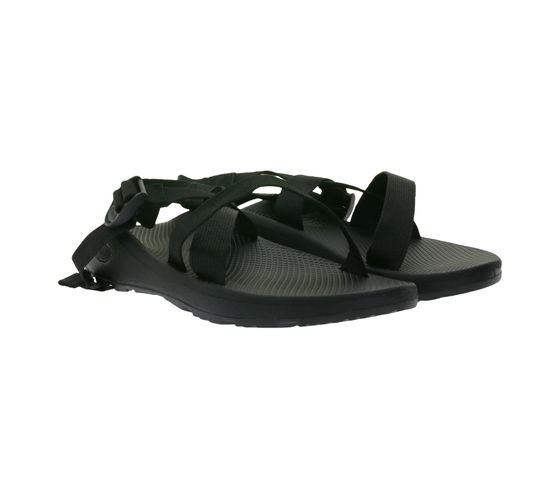 Chaco Z Cloud Herren Trekking-Sandalette mit zertifiziertem LUVSEAT-Fußbett mit verstellbarem Riemen J106763 Schwarz