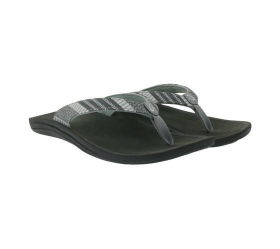 Chanclas de verano para mujer OluKai Kulapa Kai con entresuela de EVA 20198-25KS gris/negro