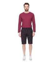 Lot de 2 bermudas chino stretch mode homme slim fit coton fleuri Bermuda 913508 noir