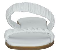 Sandalias de mujer ILC Livia de piel auténtica con tiras fruncidas, zapatos de verano C45-3784 en rosa, beige o blanco Sandalias de mujer ILC Livia de piel auténtica con tiras fruncidas, zapatos de verano C45-3784 en rosa, beige o blanco