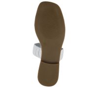 Sandalias de mujer ILC Livia de piel auténtica con tiras fruncidas, zapatos de verano C45-3784 en rosa, beige o blanco Sandalias de mujer ILC Livia de piel auténtica con tiras fruncidas, zapatos de verano C45-3784 en rosa, beige o blanco