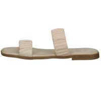 Sandalias de mujer ILC Livia de piel auténtica con tiras fruncidas, zapatos de verano C45-3784 en rosa, beige o blanco Sandalias de mujer ILC Livia de piel auténtica con tiras fruncidas, zapatos de verano C45-3784 en rosa, beige o blanco