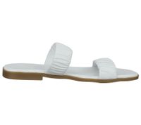 Sandalias de mujer ILC Livia de piel auténtica con tiras fruncidas, zapatos de verano C45-3784 en rosa, beige o blanco Sandalias de mujer ILC Livia de piel auténtica con tiras fruncidas, zapatos de verano C45-3784 en rosa, beige o blanco