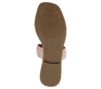 Sandalias de mujer ILC Livia de piel auténtica con tiras fruncidas, zapatos de verano C45-3784 en rosa, beige o blanco Sandalias de mujer ILC Livia de piel auténtica con tiras fruncidas, zapatos de verano C45-3784 en rosa, beige o blanco