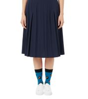 6 paires de chaussettes longues en coton Moutarde à motifs imprimés animaux, floraux et rétro gris/vert/bleu/rose/jaune