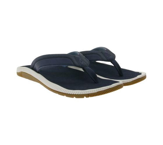 Chanclas para hombre OluKai Kukulu con suela Wet-Grip Chanclas de baño con suela Wet-Grip 10519-DEDE Azul