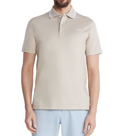 PAUL & SHARK men's polo shirt cotton shirt with embroidery short-sleeved shirt 24411229 263 beige