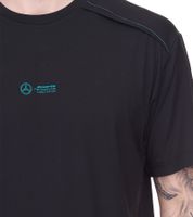 Confezione da 2 T-shirt da uomo Puma X Mercedes-Benz AMG Petronas F1 Cloudspun con scritta logo 621135 01 Nero