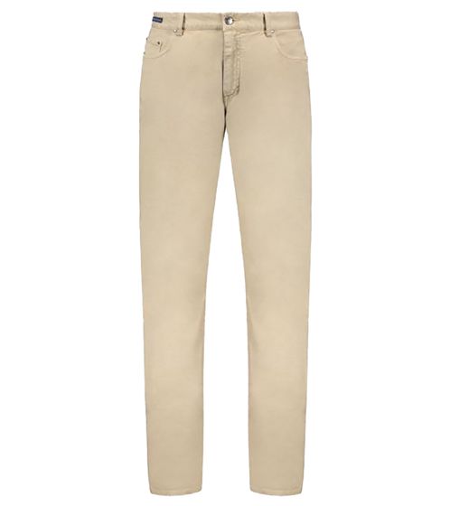 Pantalones de hombre PAUL & SHARK Pantalones de vestir de corte regular con cinco bolsillos Pantalones de uso diario C0P4007 128 Beige