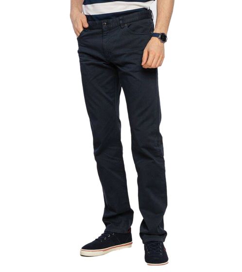 Pantaloni da uomo PAUL & SHARK Regular Fit Business Pants in stile 5 tasche Pantaloni da tutti i giorni C0P4007 050 Blu