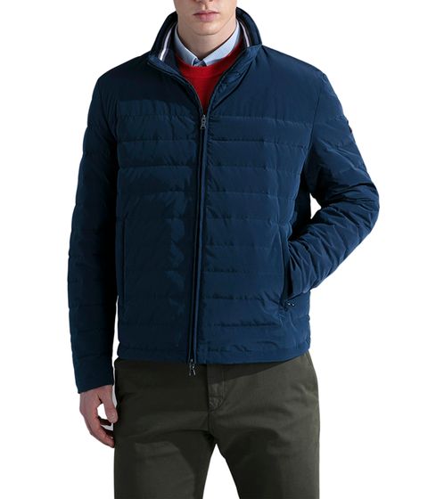 Veste d'extérieur pour homme PAUL & SHARK avec col montant Veste de transition Veste de tous les jours 13312048 050 Bleu foncé