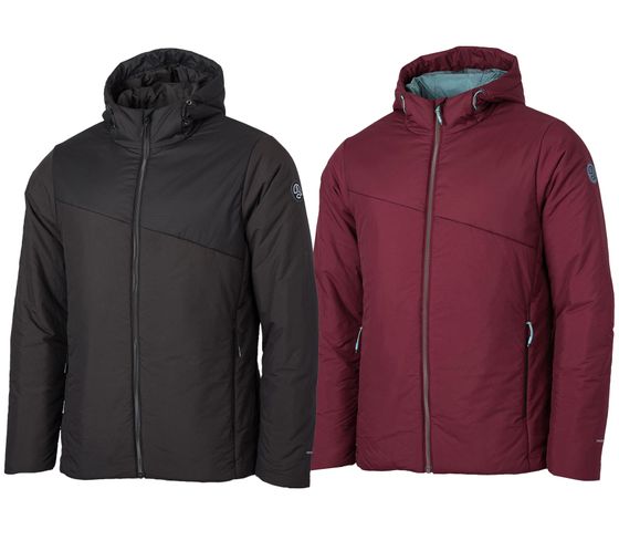 TERNUA Mannun Giacca isolante da uomo Giacca invernale sostenibile con Microshell e Thermashell 1643643 Nero o Rosso