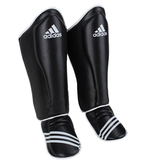 parastinchi adidas con protezione del collo del piede per kickboxing, karate, taekwondo e MMA attrezzatura per arti marziali in cotone accessori sportivi ADIGSS01 Nero/Bianco