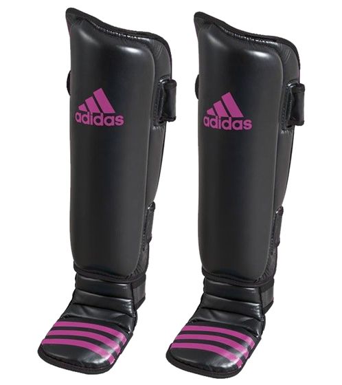 parastinchi adidas con protezione del collo del piede per kickboxing, karate, taekwondo e MMA attrezzatura per arti marziali in cotone accessori sportivi adiGSS012 M7 Nero/Rosa