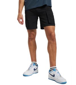 Sixth June Utility Herren Cargo-Shorts Sommer-Hose mit vielen Taschen kurze Hose M23691CST Schwarz