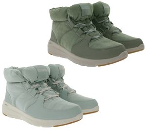 Botines SKECHERS Glacial Ultra Trend Up para mujer con amortiguación Ultra Go, calzado de invierno con refrigeración por aire Goga Mat 144194 turquesa/azul o verde oliva