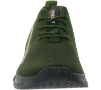 BEYOND THE RAINBOW Freizeit-Sneaker mit NASA Schriftzug Alltags-Schuhe Turnschuhe GNS-524 Grau/Rot oder Dunkelgrün/Rot