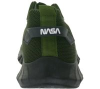 BEYOND THE RAINBOW Freizeit-Sneaker mit NASA Schriftzug Alltags-Schuhe Turnschuhe GNS-524 Grau/Rot oder Dunkelgrün/Rot