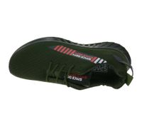 BEYOND THE RAINBOW Freizeit-Sneaker mit NASA Schriftzug Alltags-Schuhe Turnschuhe GNS-524 Grau/Rot oder Dunkelgrün/Rot