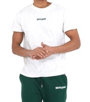 T-shirt imprimé pour homme Sixth June Eyes avec grand imprimé œil au dos Chemise en coton à col rond 22714 Blanc