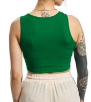 Haut court côtelé en coton pour femme de Sixth June - Haut d'été W33816KTO-GREE - Vert
