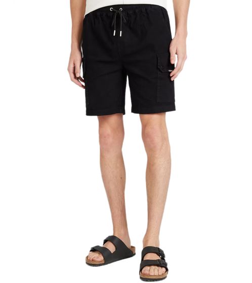 Sixth June Short d'été pour homme Short en coton Short de loisirs Pantalon court M25120MST Noir