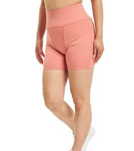 Sixth June Damen Sport-Shorts Leggings kurze Baumwoll-Hose Fitness-Shorts 32947 Orange