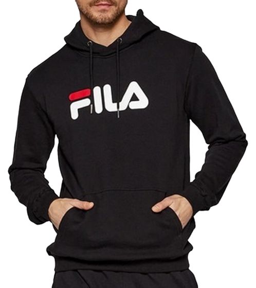 FILA Barumini Hoodie Herren Kapuzen-Pullover Pulli Sweater Baumwoll-Sweatshirt FAU0068-80010 Schwarz