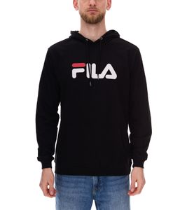 FILA Barumini Hoodie Men's Hooded Pullover Sweater Cotton Sweatshirt FAU0068-80010 Black