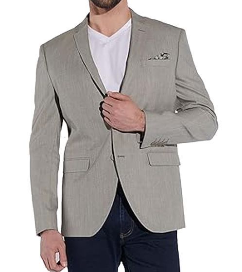 veste d'affaires pour homme steffen klein veste élégante en lin mélangé veste de mode d'affaires 900890 gris