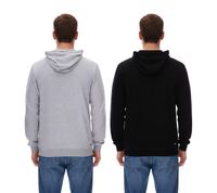 FILA Barumini Hoodie Herren Kapuzen-Pullover Pulli Sweater Baumwoll-Sweatshirt FAU0068 Schwarz oder Grau FILA Barumini Hoodie Herren Kapuzen-Pullover Pulli Sweater Baumwoll-Sweatshirt FAU0068 Schwarz oder Grau