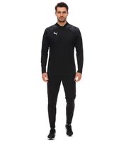 PUMA teamCup Maglione Troyer da uomo con tecnologia DryCell Maglietta da allenamento Grafica Design Maglietta sportiva Maglione fitness Attrezzatura sportiva 657982 03 Nero