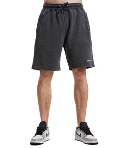 Sixth June Acid Herren Sweat-Shorts kurze Baumwoll-Hose in verwaschener Optik Sommer-Hose M239694EST Dunkelgrau