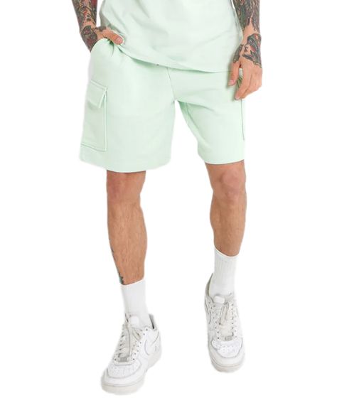 Sixth June Paris Herren Sweat-Shorts kurze Baumwoll-Hose modische Sommer-Hose W23658EST Mintgrün