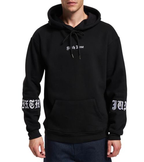 Sweat à capuche gothique Sixth June Crew pour homme M23300VSW Noir