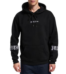 Sixth June Crew Gothic Hoodie Herren Pullover mit Kapuze M23300VSW Schwarz