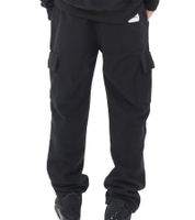 Sixth June Essentiel Polair Herren Jogginghose mit Cargotaschen Fleece-Jogger Homewear M12490PPA Schwarz