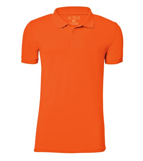 Polo homme ALSIVA en coton à manches courtes et à la mode N-10-04 Orange