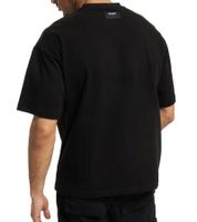 Camisa de algodón para hombre con estampado grande en el frente Love Matters de Sixth June, camiseta de manga corta, color negro M12434ETS