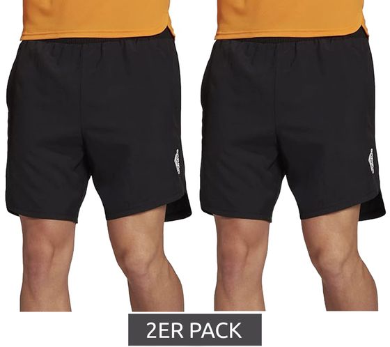 Pack de 2 pantalones cortos de entrenamiento adidas D4M para hombre con tecnología AEROREADY, pantalones cortos deportivos sostenibles, pack económico HF7204 Negro