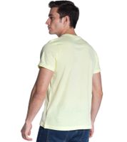 COURSE Camiseta de hombre con estampado grande de Muhammad Ali Camisa de algodón Camisa de cuello redondo 900530 Amarillo