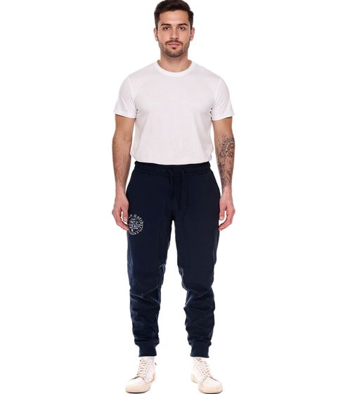 CAMP DAVID Herren Jogging-Hose mit Baumwollanteil Sweat-Hose Trainings-Hose 428251 2301 Dunkelblau