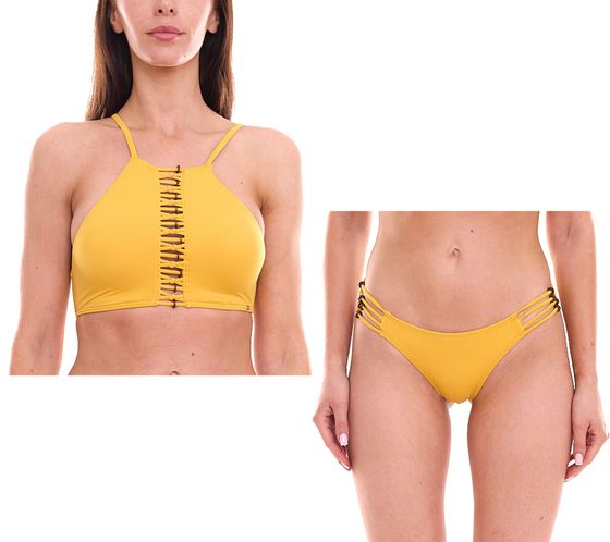 Haut de bikini pour femme O'NEILL Soara Coco Haut de bikini ou bas de bikini Koppa Coco Bas de bain Maillots de bain Jaune