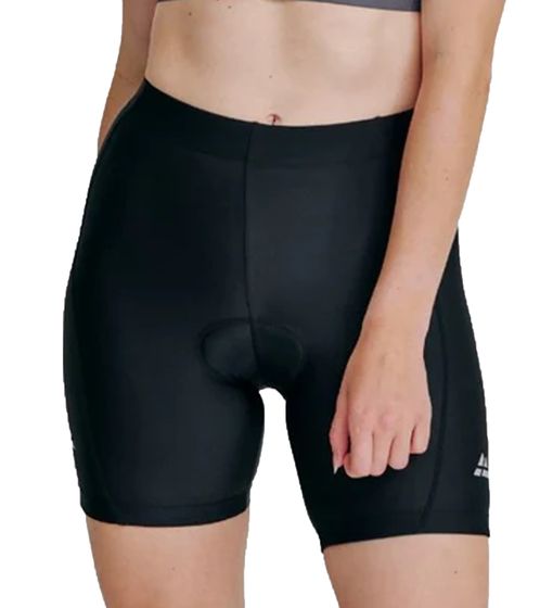 DANISH ENDURANCE women's cycling shorts, bicycle shorts with padding, short sports shorts 127000 black