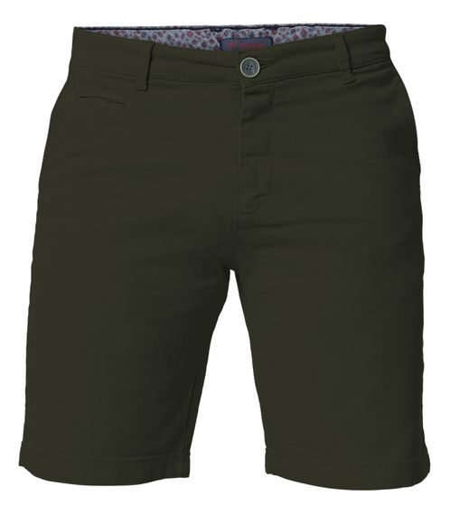 Pantalones cortos chinos Heredot para hombre, de algodón, con bolsillos, para uso diario, tallas grandes, color caqui 900318