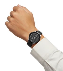 Pierre Cardin Herren Armband-Uhr analoge Quarz-Uhr mit Leder-Armband 3ATM 40mm CPI.2018 Schwarz/Silber Pierre Cardin Herren Armband-Uhr analoge Quarz-Uhr mit Leder-Armband 3ATM 40mm CPI.2018 Schwarz/Silber