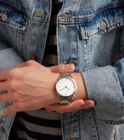 Pierre Cardin men's wristwatch analog quartz watch with stainless steel bracelet 3ATM 40mm CPI.2020 silver