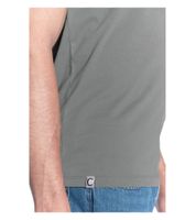 COURSE Herren T-Shirt mit Krempelarm Baumwoll-Shirt Rundhals-Shirt 900910 Grau